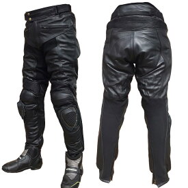 【Clooney】膝カップ入り P06 牛革 カウハイド レザーパンツ メンズ ブーツイン 革パンツ 本革【クルーニー】春秋冬