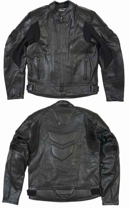 楽天市場】MJ05 本革 パンチング レザージャケット メッシュ 【牛革  