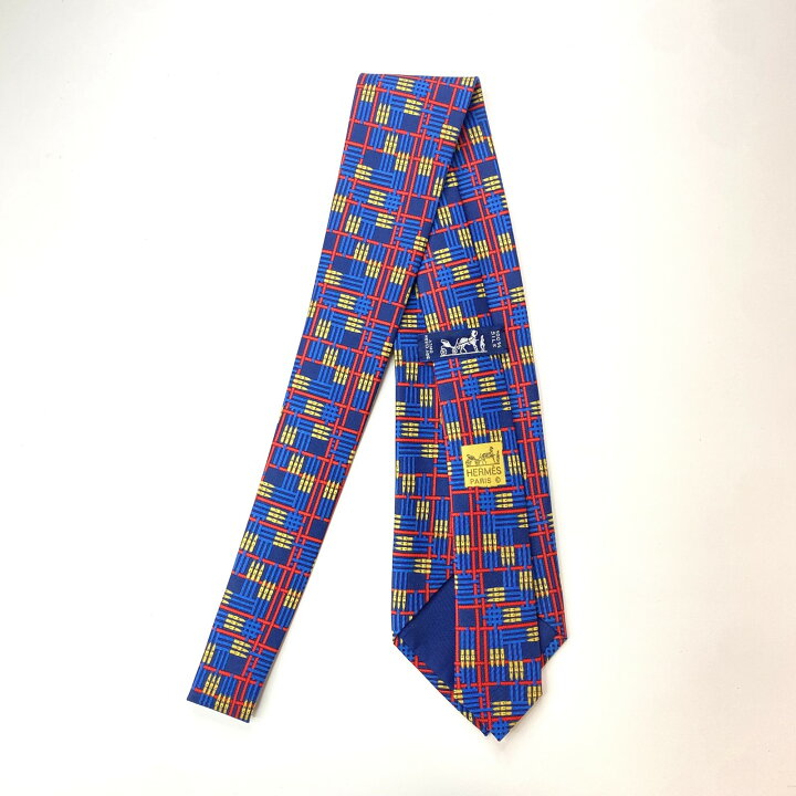 楽天市場】【中古】未使用 エルメス HERMES メンズ チェック柄 