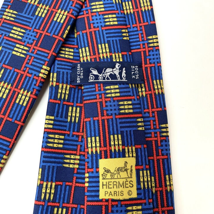 楽天市場】【中古】未使用 エルメス HERMES メンズ チェック柄 