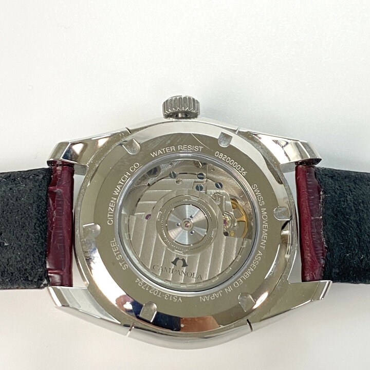 楽天市場】美品 シチズン CITIZEN メンズ NZ0000-07W カンパノラ 紅明 