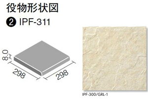 グレイスランド スレート調 300角段鼻 6枚セットIPF-311/GRL-1