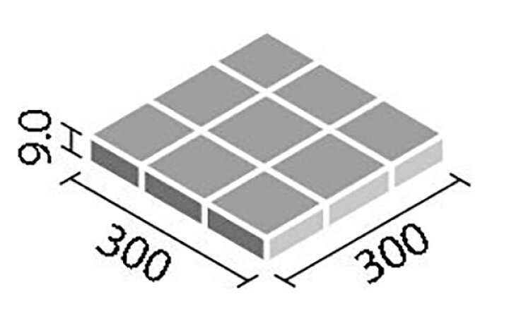 楽天市場】アレス ALS-100NET/4 100mm角裏ネット張り 外装床タイル 
