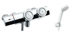 プッシュ式 サーモスタット付シャワーバス水栓 エコフルスプレーシャワー BF-HW156TSG