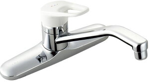 シングルレバー混合水栓 ツーホールタイプエコハンドル SF-HE430SYA