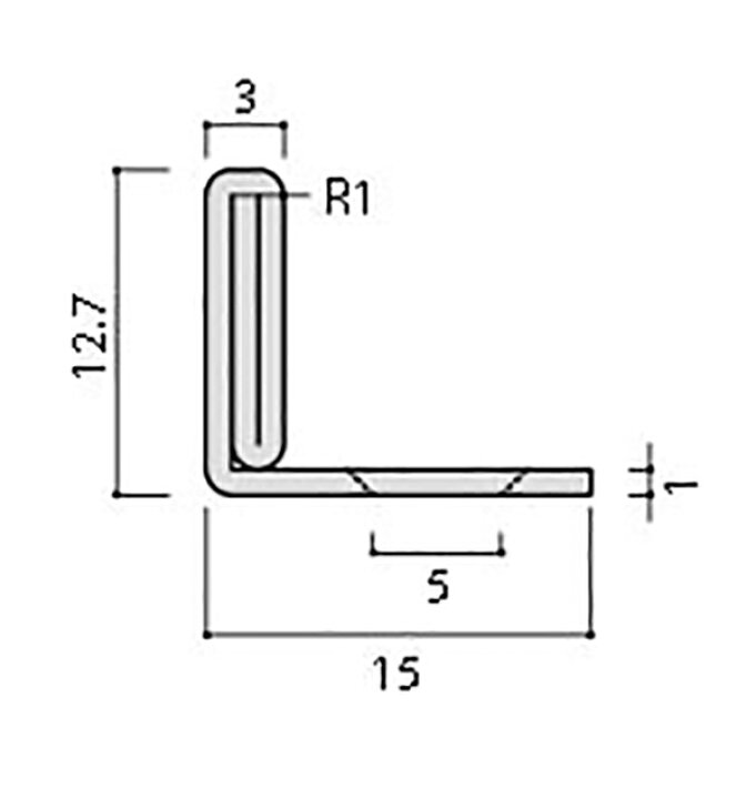 楽天市場】装飾見切り材(床用) 床見切りL(ステンレス) SM-2700L/SUS 