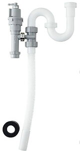 小型電気温水器用 排水器具洗面化粧台用(Φ32、ジャバラ管床排水用) EFH-6K