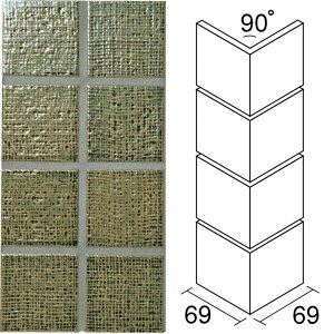 ���É����U�C�N �N���t�g�^�C�� ���Z�×q MINOKOYO 90°75�p�Ȃ�(�ڒ�)�z�� MK-069M-M-1N(2�F�~�b�N�X)[�V�[�g]