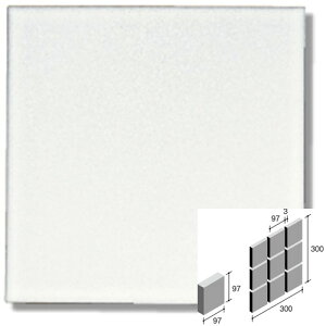 ニッタイ工業株式会社 アートモザイク コレクション トランク TRA-01SU 平(100角)スダレ張り(ユニット)