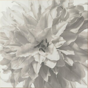 ECSF-9090S/14、ECSF-9090M/14(付替え用)エコカラットセルフ Flower マグネット付きエコカラットプラス 屋内壁タイル 調湿・消臭|玄関・トイレ・寝室のDIYにおすすめ|アート インテリア おしゃれ