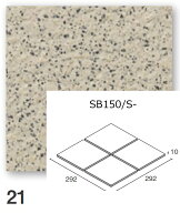 SB150/S-21［シート］　セルボ　150角平セット張り