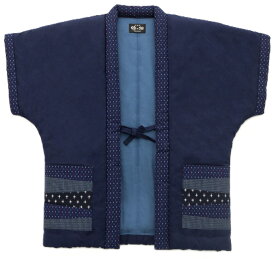 中綿 やっこ型 はんてん メンズ レディース 暖かい おしゃれ 和柄 大きい 日本製 部屋着 ルームウェア 袖なし 久留米はんてん