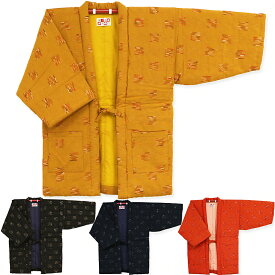 宮田織物はんてん 婦人 紳士兼用 飛びスラブ袢天 綿入り半天 レディース 920 和木綿 半纏 袢纏 宮田織物 日本製