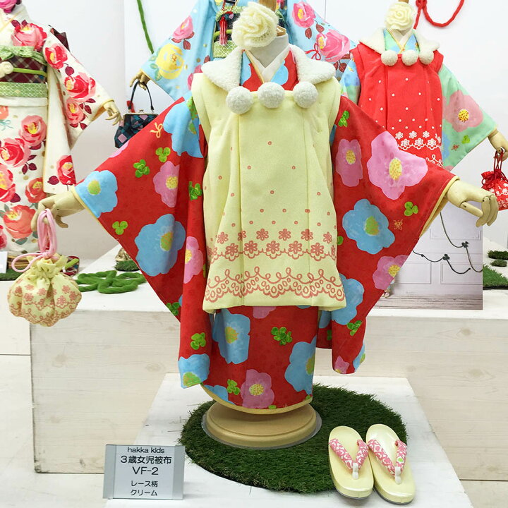楽天市場】被布セット hakka kids 七五三 着物 3歳 被布コート : 北陸 