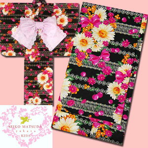 cq SEIKO MATSUDA q yukata KIDS uh jrdďオ藁 5-6Ηp 110cm@{䂩/J^/̎q/Ȃ̂/q/qǂ/ǂ