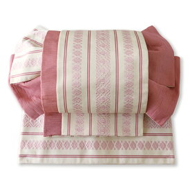 作り帯 浴衣帯 お太鼓蝶結び帯 両面小袋半幅帯 献上柄 粋 レトロ ロマン ゆかた帯 ワンタッチ帯 送料無料