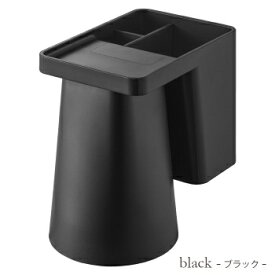 【tower / タワー】フィルムフック1人用歯ブラシホルダー&マグネットタンブラー　ホワイト・ブラック北欧 おしゃれ シンプル モノトーン モノクロインテリア バスルーム 壁面 磁石 くっつく コップ 歯磨き うがい 【filmfook】 付属フック 小物掛け