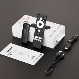 最新版 正規Google TV Stick最新版 テレビスティック Netflix、Disney+、YouTubeなど正規アプリ搭載 公式ライセンス認定 ミラリング メディア プレーヤー 音声認識 Chromecast/Google Assistant/2.4＆5GWifi/スマホ同期/AI智能/GoogleHome対応