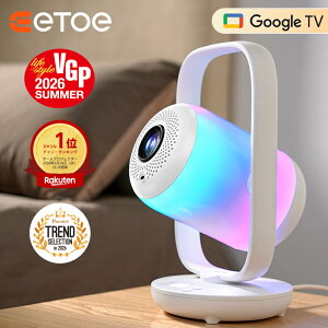 �y�ŐV��!10,000�~�N�[�|���zETOE �v���W�F�N�^�[ AI�������� �ƒ�p �z�[���v���W�F�N�^�[ 4K�Ή� Google TV���� �����\ 500ANSI �z�[���V�A�^�[ ���K���C�Z���X �ڊo�܂� �V�䓊�e Bluetooth�X�s�[�J
