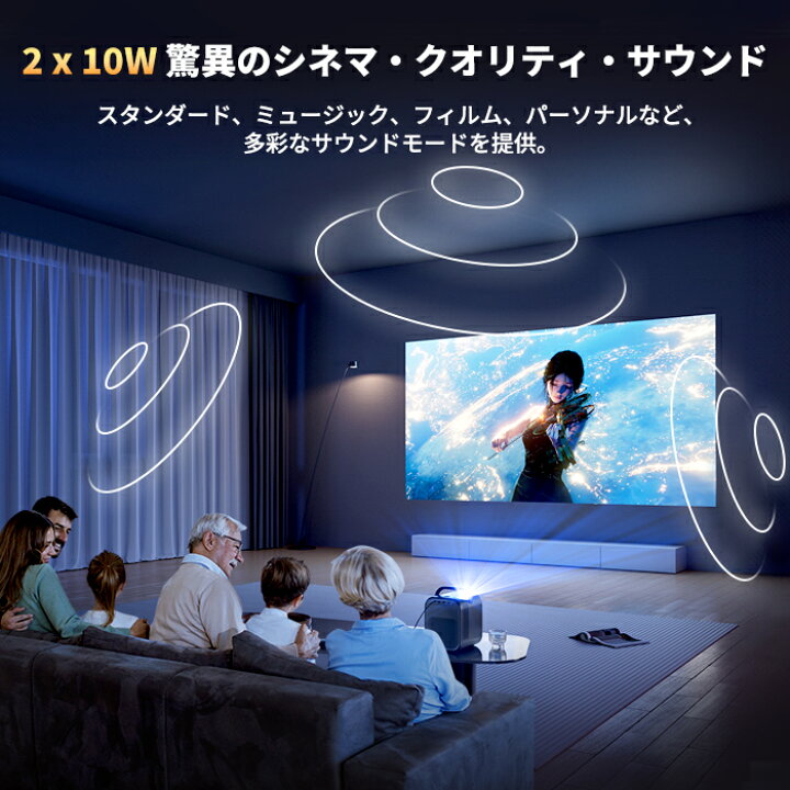 楽天市場】ETOE プロジェクター Google TV搭載&Netflix公式ライセンス 