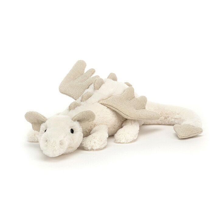 楽天市場 正規品 Jellycat Snow Dragon Littleジェリーキャット スノードラゴン リトル 白いドラゴン スモールサイズ ホワイトドラゴン恐竜 怪獣 縫いぐるみ 原宿 エトフ Etoffe