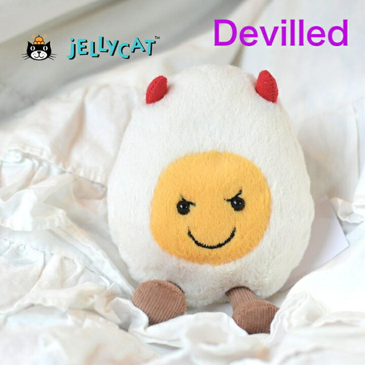 楽天市場 正規販売代理店 選べる無料ラッピング Jellycat ジェリーキャット Amuseable Boiled Egg たまご ぬいぐるみ Devil Blushing Devilled Sorry Comfused 卵 縫いぐるみ 玉子原宿 正規品 取り扱い店舗 原宿 エトフ Etoffe