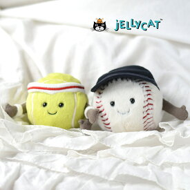 【正規販売代理店】【選べるラッピング】Jellycat Amuseable Sports Baseball　Tennis Ball　ジェリーキャット ベースボール　テニスボール　野球のボール　テニスボール　ぼーる ぬいぐるみイギリス 輸入品　【正規販売代理店】