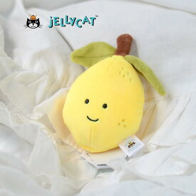 【正規販売代理店】【選べるラッピング】 Jellycat Fabulous Fruit Lemon　ジェリーキャット ファビュラス　フルーツ　レモン　れもんのぬいぐるみ　イギリス輸入品　果物　縫いぐるみ