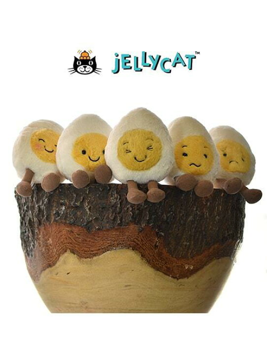 楽天市場 正規販売代理店 選べる無料ラッピング Jellycat ジェリーキャット Amuseable Boiled Egg たまご ぬいぐるみ Devil Blushing Devilled Sorry Comfused 卵 縫いぐるみ 玉子原宿 正規品 取り扱い店舗 原宿 エトフ Etoffe