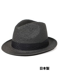 日本製　PAPERHAT　メンズ　ハット　紳士用　軽量　軽い帽子メンズ ストローハット 麦わら帽子 Mens HAT