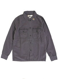 REMI RELIEF(レミリリーフ）Small Flower Studded Militaly Shirts 　スタッズ　フラワー　ミリタリーシャツ