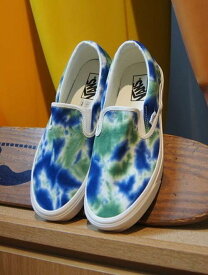 USA VANS 限定　CLASSIC SLIP-ON 98 DX TIE DYE　Anaheimヴァンズ　バンズ　タイダイ　アナハイム コレクションUSA　アメリカ企画　　デッキシューズ限定品 正規品 原宿 正規販売店