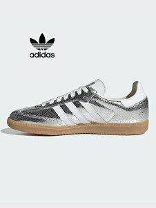 �w���K�̔��X�xAdidas Originals(�A�f�B�_�X�I���W�i���Y�j�@�u���h���炨�͂��vSAMBA OG W (JR0035) Silver Metallic �V���o�[���^���b�N