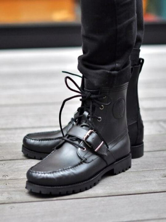 楽天市場 Ralph Lauren Usa Renger Boots ラルフローレン ブーツ Usa アメリカ直輸入メンズハーフブーツ 原宿 エトフ Etoffe