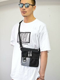 DSPTCH SLING POUCH - SLIM - BLACK/CLEAR　ディスパッチ　ボーチ　サコッシュ　スリム 透明 ブラック コンビネーション