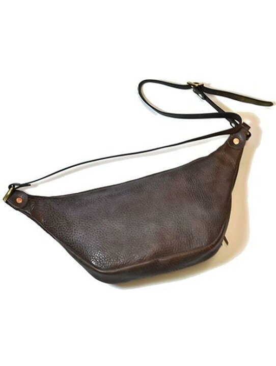 CROSSED ARROWS (クロシードアローズ)牛革レザーBAG 点ブラウン