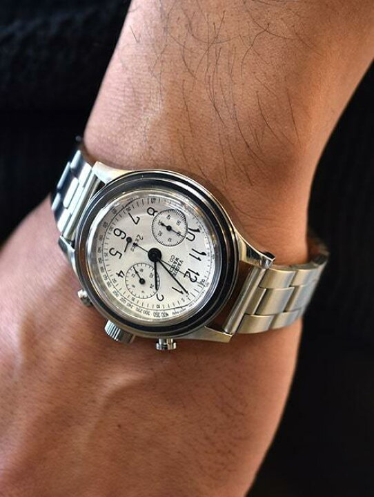 楽天市場】VAGUE WATCH 2 EYES AG クロノグラフ WHITEヴォ—グ ウォッチ 