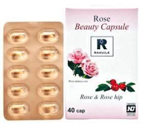 ラフューレ ローズ ビューティーカプセル 40粒 cap007 高価なローズ精油とローズヒップ油を配合したカプセルサプリメント