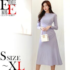 楽天市場 紫 ワンピースの通販