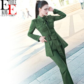 楽天市場 胸元 セクシー スーツ セットアップ レディースファッション の通販