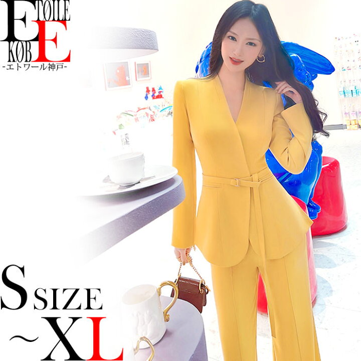 楽天市場 セットアップ レディース ジャケット スーツ セット アンサンブル パンツ パンツドレス 長袖 上品 色気 セクシー ロング 胸元 おしゃれ きれいめ 着痩せ ラウンジ 30代 40代 ステージ 衣装 舞台 韓国服 韓国 服 服装 黒 ブラック 春 夏 春夏