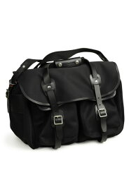 Billingham ビリンガム システム1 ブラック ショルダーバッグ ラバーボンディングコットンキャンバス