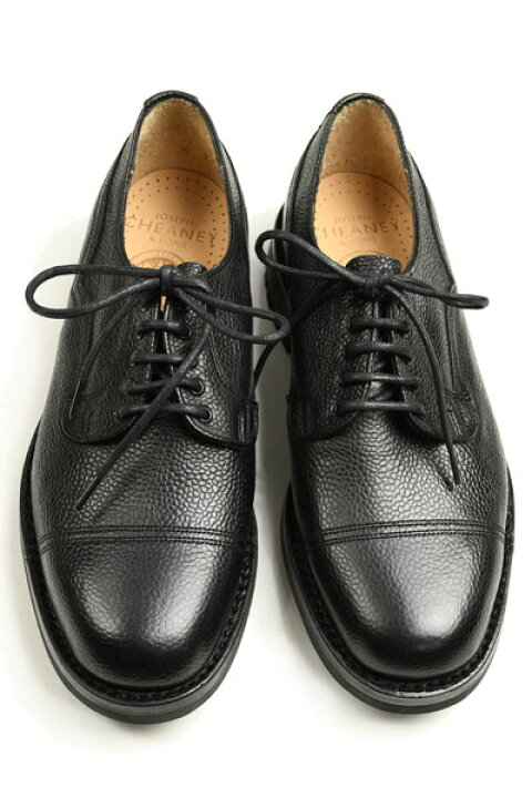 楽天市場】CHEANEY チーニー ケンゴン 2C ブラック スコッチグレイン 