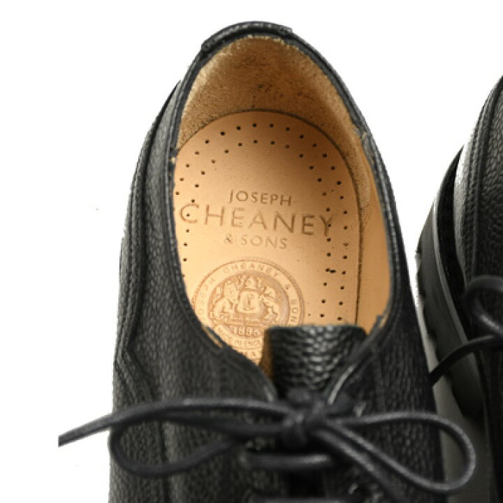 楽天市場】CHEANEY チーニー ケンゴン 2C ブラック スコッチグレイン 