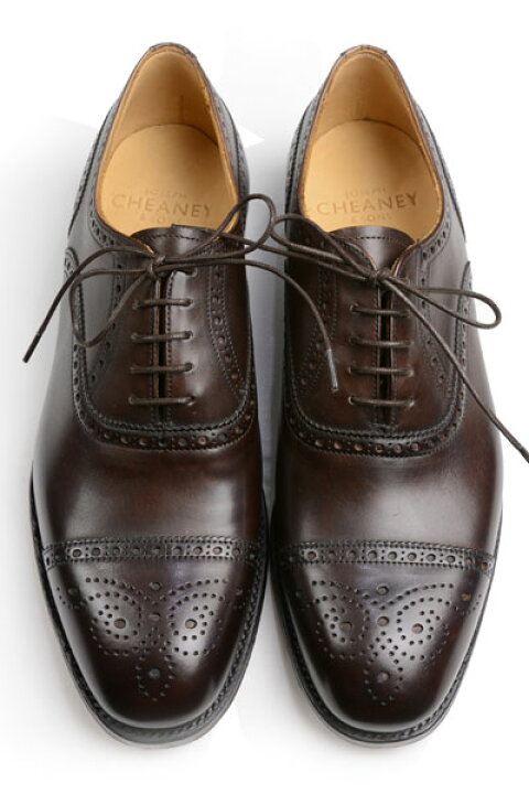 楽天市場】CHEANEY チーニー セミブローグモデル ウィルフレッド モ 