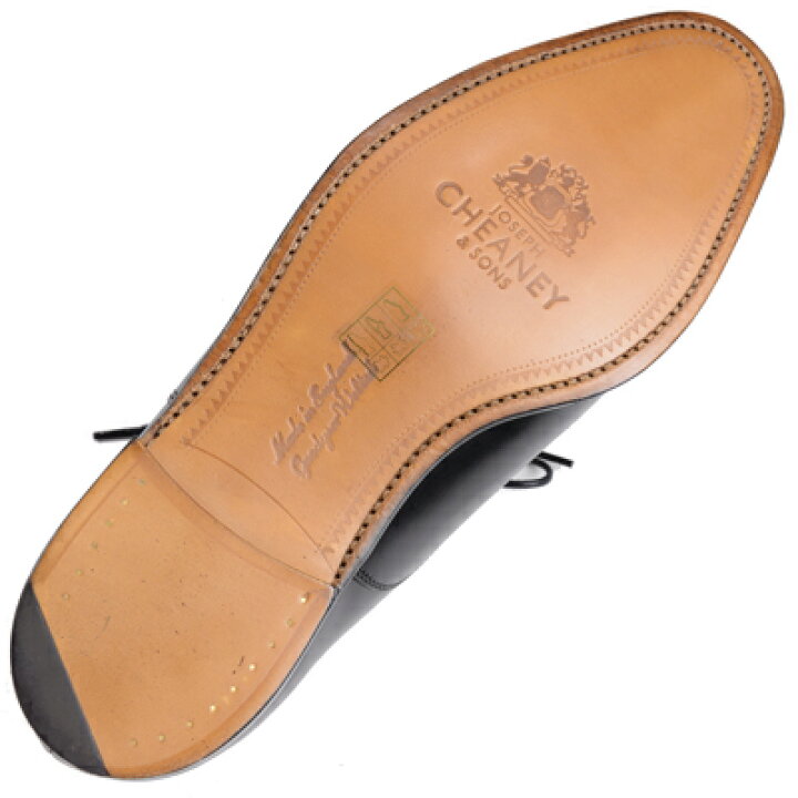 楽天市場】チーニー CHEANEY ストレートチップ ライム ブラック ドレス 