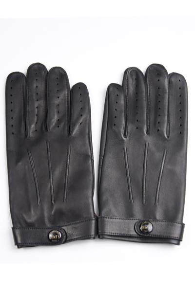 デンツ メンズ DENTS MEN'S 14-1007 レザーグローブ 革手袋 ヘアシープ インシーム ノーライニング ブラック | ETON  HOUSE（イートンハウス）
