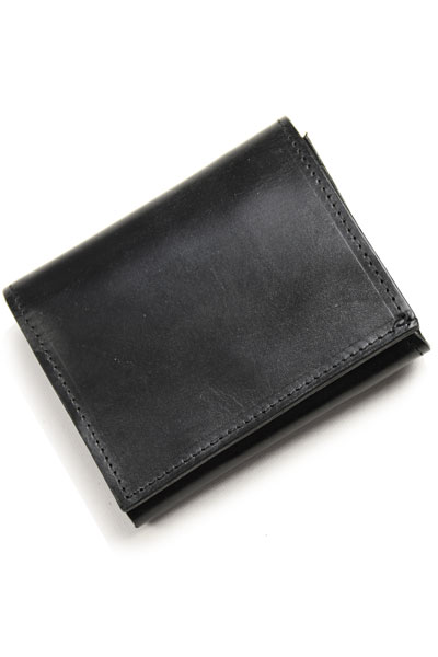 当社の グレンロイヤル 03-5923 GLENROYAL 数量は多 スモール二つ折り財布 ニュー ブラック ブライドルレザー 極小型