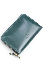 GLENROYAL グレンロイヤル 財布 ニュー ディバイダーズ ウォレット 03-6025 フルブライドルレザー ボトルグリーン(ジャバラ式財布)