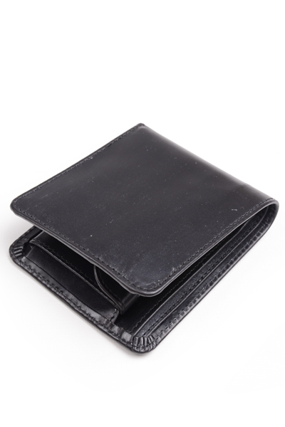 コインケケース付ウォレット 二つ折り財布 GLENROYAL グレンロイヤル 03-6171 ブライドルレザー ブラック メンズ財布